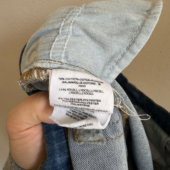 Free People Button Fly Natural Hem Light Wash Blue Ankle Skinny Jeans Women’s 31 - Picture 4 of 4